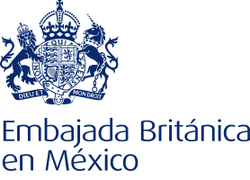 Logo de la Embajada de Gran Bretaña en la Ciudad de México